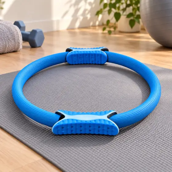 Blue pilates ring — Material and form
