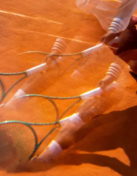 Tennis equipment · Real sports photography · P007