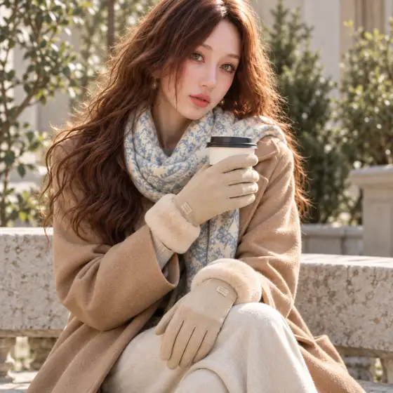 Camel winter gloves · Outdoor lifestyle