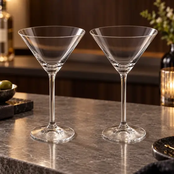 透明细脚鸡尾酒杯 · 产品主图