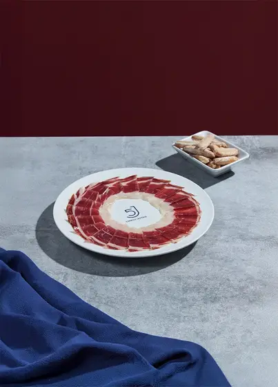 西班牙火腿产品与餐桌场景实拍
