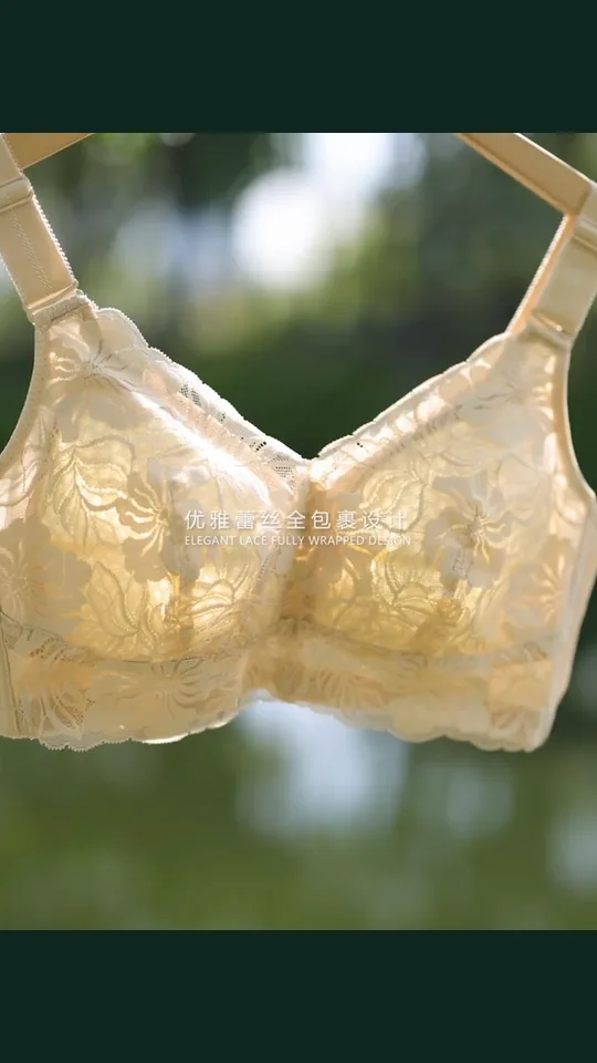 Lace bra in natural light