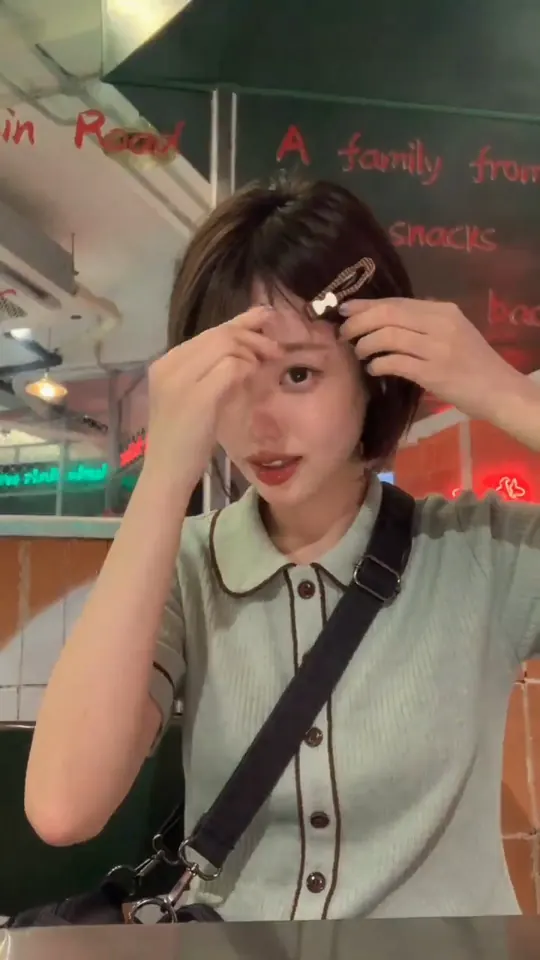 发夹试戴