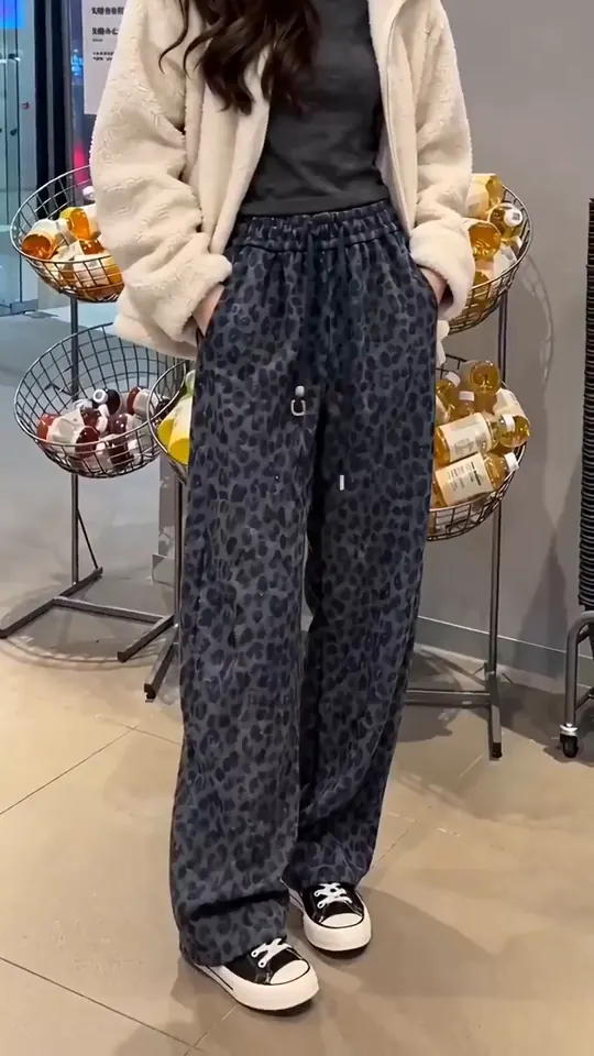 阔腿裤上身